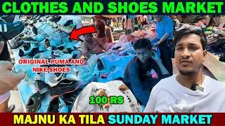 Majnu Ka Tila Sunday Patri Market | Summer Special Vlog | Aesthetic Clothes And Shoes Market Delhi