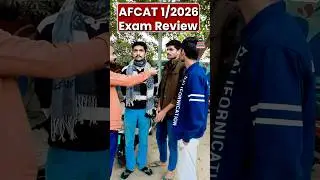 AFCAT 1/2026 Exam Review | Easy to Moderate & Difficult Level Analysis #afcatexam #afcat2026