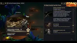 Warframe Charibdys (Sesdna) Mission Mobile Defense level 50-60