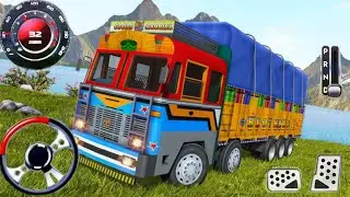 Indian Mountain Truck Drive Simulator Game - Offrod Heavy Cargo Truck driver - Android Gameplay