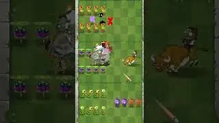 PvZ 2  -  8 Plants in Teams Vs Four Vase Breaker Zombie Teams - P436 #shorts #pvz2 #youtubeshorts