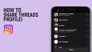 How To Share Threads Profile On Instagram [easy]