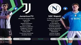PES 2021 - Juventus VS Napoli - SERIE A 2025-2026 - Predictions