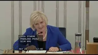 Lidia Staroń - wystąpienie w Senacie z 18 czerwca 2021 r. (pytania i odpowiedzi)