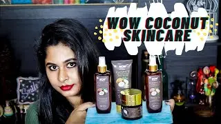 WOW Skin Science Coconut Range | Nighttime Skincare Routine India | Demo & Review | SonaMeraki