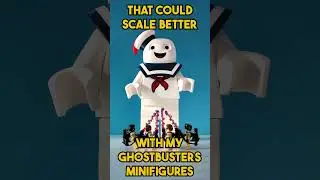 I got a GIANT LEGO Ghostbusters Mr. Stay-Puft Marshmallow Man Minifigure!