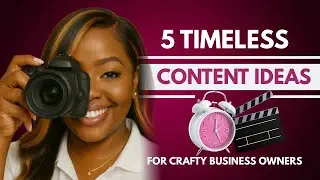 5 Social Media Post Ideas For Crafty Business Owners and Party Favor Creators