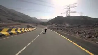 Jebel Yibir Mountain, UAE | Extreme Downhill Skate Crash