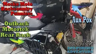 Установка багажника Outback Motortek и велосумок Mosko Moto Backcountry на KTM 790