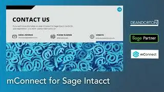 mConnect for Sage Intacct - Demo and Overview