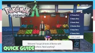 Where To Buy All EV Reducing Berries Or Friendship Berries In Pokemon Legends ZA | Quick Guide
