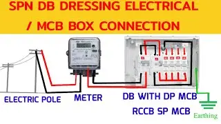MCB BOX CONNRCTION . ELECTRICAL DB DRESSING. SPN DB DRESSING ELECTRICAL