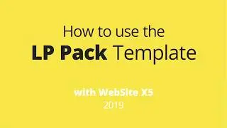 How to use the LP Pack Template