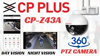 CP Plus Wifi Outdoor  360&deg; PTZ camera 4MP Night Vision | CP-Z43A