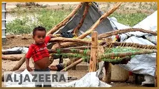 The war in Yemen: Floods damage camps