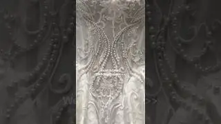 Pearl Detailed Wedding Dress