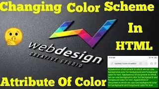 Attribute of color|Changing Color scheme|Body color in html|Web Guruji