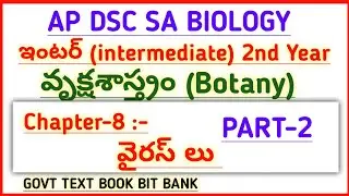 #apdsc |School Assistant Biology used Inter Botany 2nd year text book bits @narendratalks