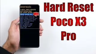 Factory Data Reset Poco &times;3 Remove Pattern Lock 100% Worked #factoryreset