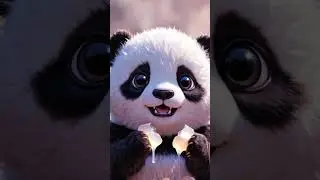 Baby Panda Eating Jelly Bamboo ASMR 🐼 | So Satisfying #asmr