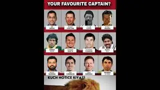 WHO IS YOUR FAVRT CAPTAIN? | #viralshorts #cricdata #championstrophy #cricexpert