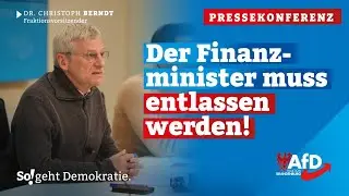 AfD-Fraktion fordert Entlassung von Finanzminister Crumbach