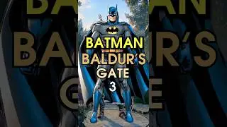 как создать БЭТМЕНА в Baldur's Gate 3 - сборка Монаха/Рейнджера #baldursgate3 #bg3 #batman