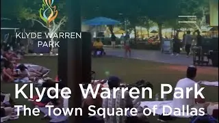 Review C&ocirc;ng vi&ecirc;n Klyde Warren Park ngay downtown của Dallas Texas | Vietmychannel85 | Vlog Travel