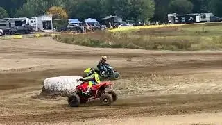 QXNE Round #8 Dirtside Groveton,NH Youth Modified moto 2 