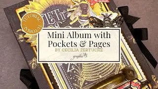 DIY Mini Album with Pockets & Pages! Create with Graphic 45's Let it Bee Keepsake Kit
