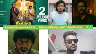 Raawadi Glimpse Reaction 🔥😂🙏 Welcome To TamilCinema 💯 Basil Joseph Chetan...🔥🙏