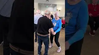 Senior living community audience members having fun dancing to classic country music #heartwarming