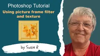 Using picture frame filter & texture