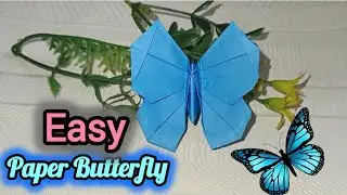 How to make Easy Origami Butterfly || DIY Paper Butterfly  #ArtisticCrafts