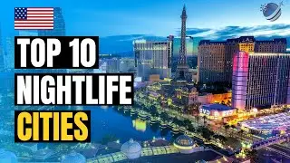 Top 10 Best Nightlife Cities in USA 2025 | America Party Cities