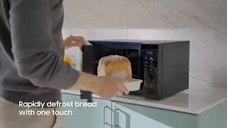 Defrost Bread in One Touch with Samsung Microwave Oven MS32DG4504GGE3 | Samsung UK