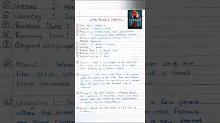 Stree 2 film review writing | Writing skills class 12th #stree2 #shorts #shortsfeed #viralshorts