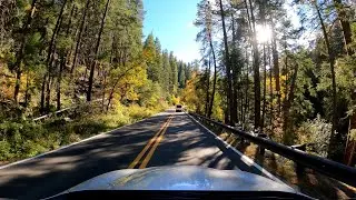 Highway 89A, Flagstaff to Sedona, Arizona. 4K