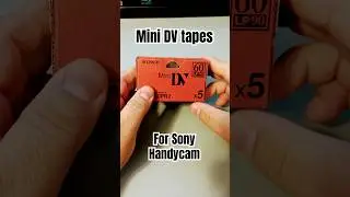 Mini DV tapes for Sony Handycam #sonyhandycam #minidv #tapes #camcorder #retro