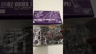 Leo Space Type MS P-Bandai 1/144 HG Unboxing #bandai #fyp #modelkit #gundam #shorts