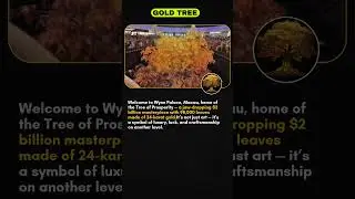 Inside Macau&rsquo;s $2 Billion Gold Tree! The World&rsquo;s Most Expensive Art! #shortsfeed #fact #viralshorts