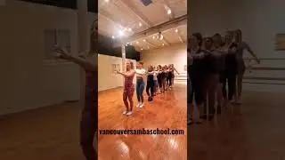 Teaching Beginner Samba class in #Vancouver #dance