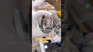 Beautiful Silver Antique Bangles Design