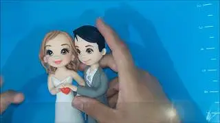 cabecinha em biscuit fofinha