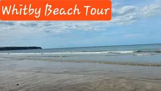 Whitby Beach Tour. Whitby town and beach ⛱️