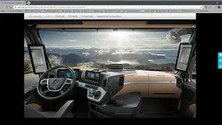 Multimedia cockpit - Mercedes-Benz Lastebil