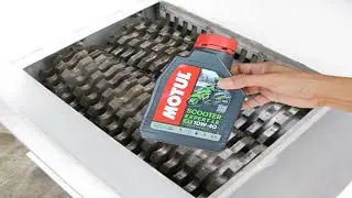 MOTUL Scooter Expert 10W-40 vs Fast Shredder Machine | Oddly Satisfying Videos!