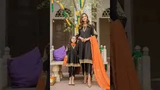 Mother and daughter matching outfit for eid 2023