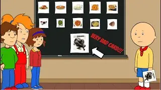 Caillou's Thanksgiving Behavior Card Day / Caillou Gets A Burnt Turkey Card / Caillou Gets Grounded