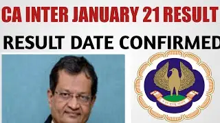 CA Inter January21 Result date Confirmed ?